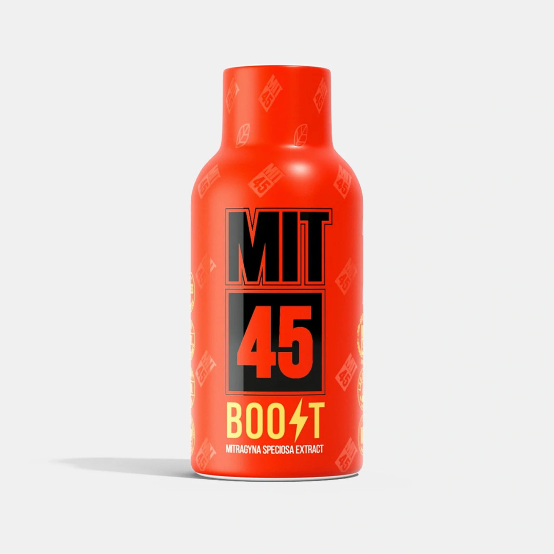 MIT 45 Boost Mitragyna Speciosa Extract Shots Display 12 Bottles Per Pack