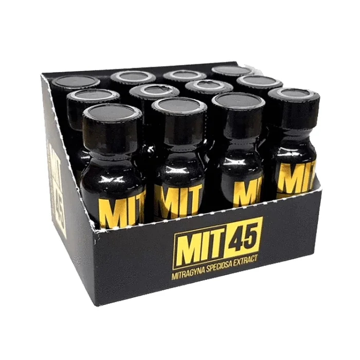 MIT 45 Mitragyna Speciosa Extract Shots Display 12 Bottles Per Pack