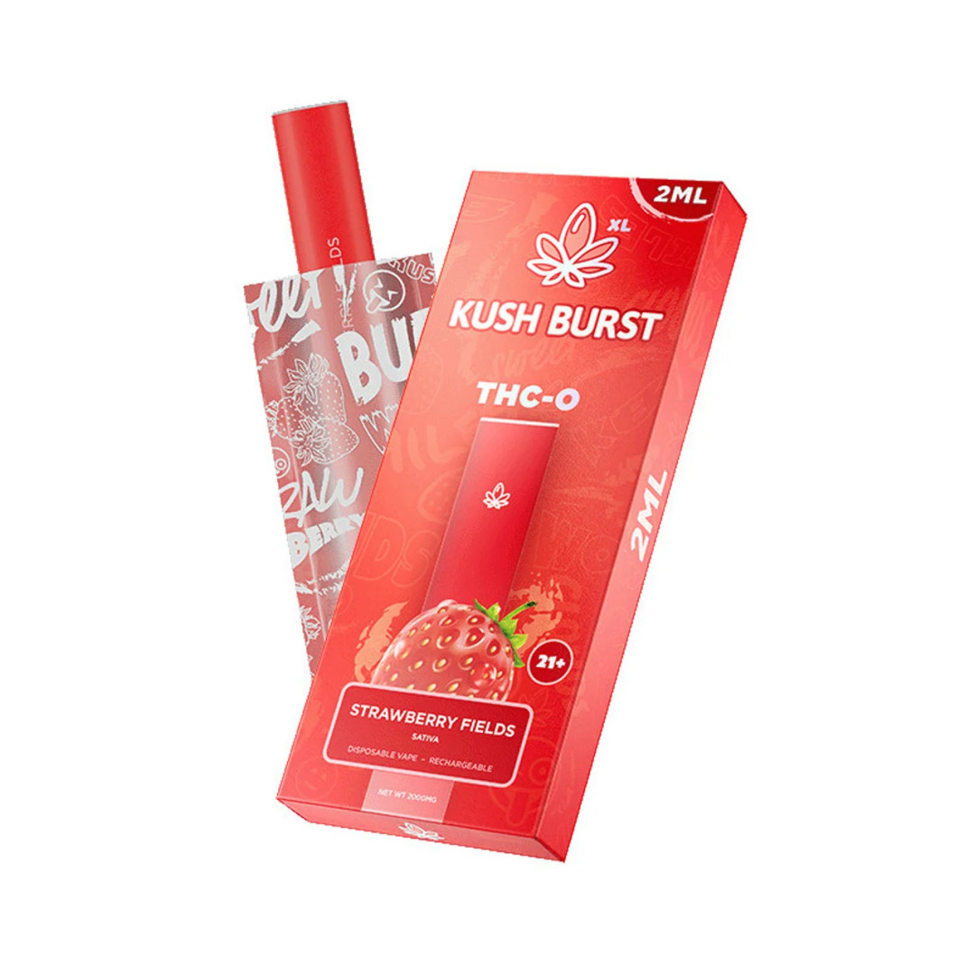 Kush Burst THC-O Strawberry Fields Sativa Vape 2ML