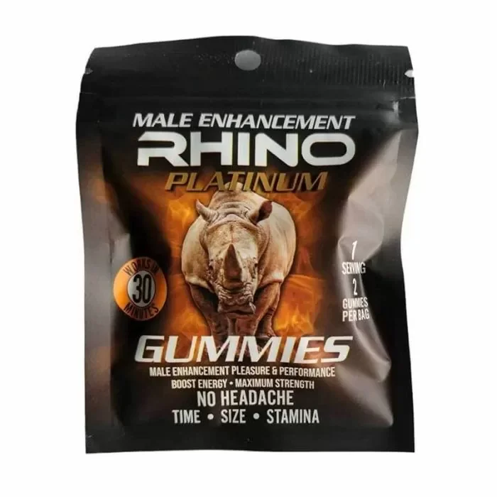 Rhino Sex Gummies Male Enhancer Display 24CT