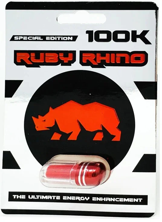 Buby Rhino 100K Capsules Display 24 CT