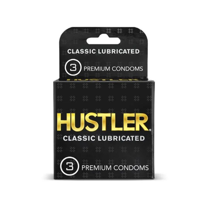 Hustler Premium Condoms Classic Lubricated Display 6 CT