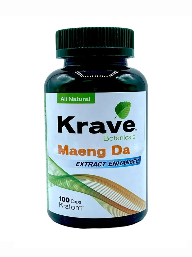 Krave Maeng Da Extract Enhanced Kratom 100 Caps