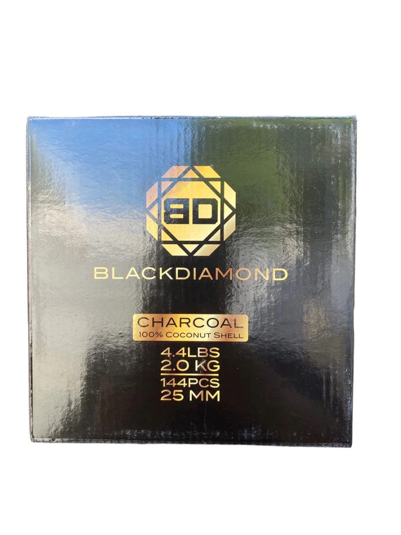 Black Diamond Charcoal 2 KG 144 PCS 25 MM