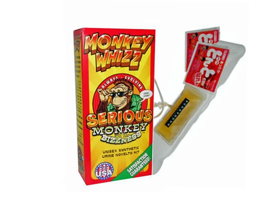 Monkey Whizz Serious Monkey Bizzness Unisex Imitation Urine Novelty Kit
