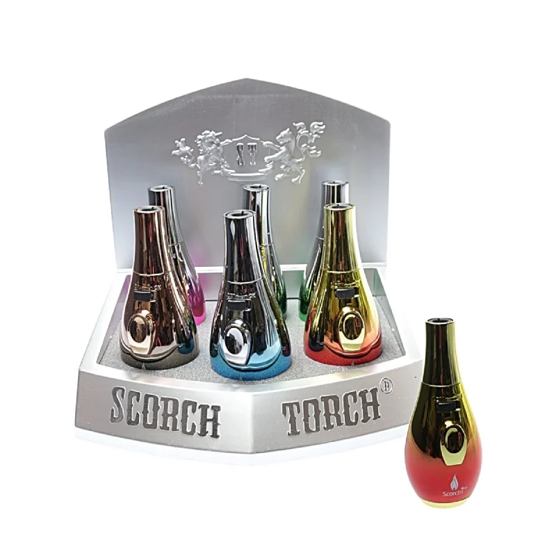 Scorch Troch Lighters Display 6 CT Mixed Colors (61596)