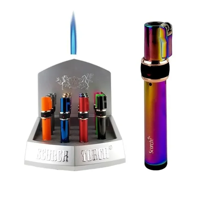 Scorch Troch Lighters Display 12 CT - Mixed Colors (61585)