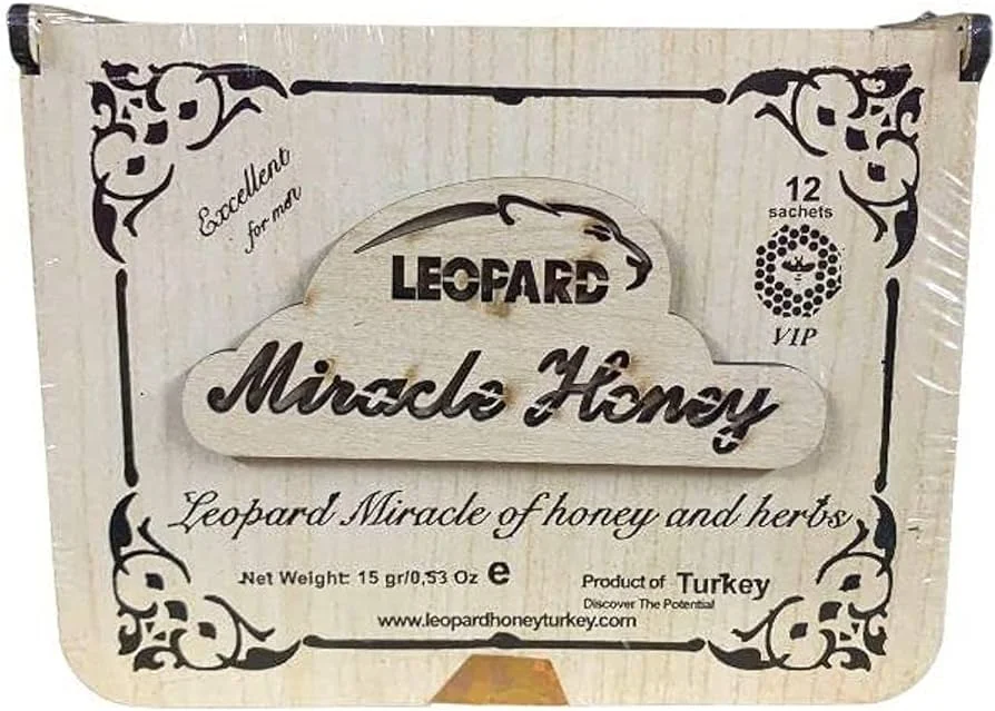 LEOPARD MIRAACLE HONEY 15GR 12 SACHETS