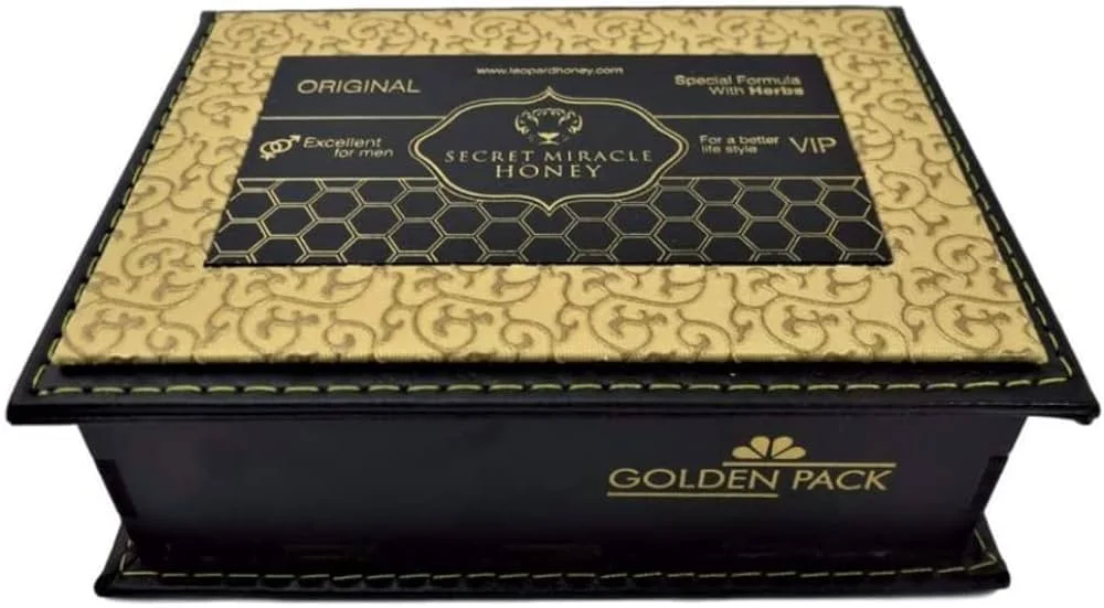 Secret Miracle Honey Original VIP Special Formula With Herbs Excellent For Man Golden Pack