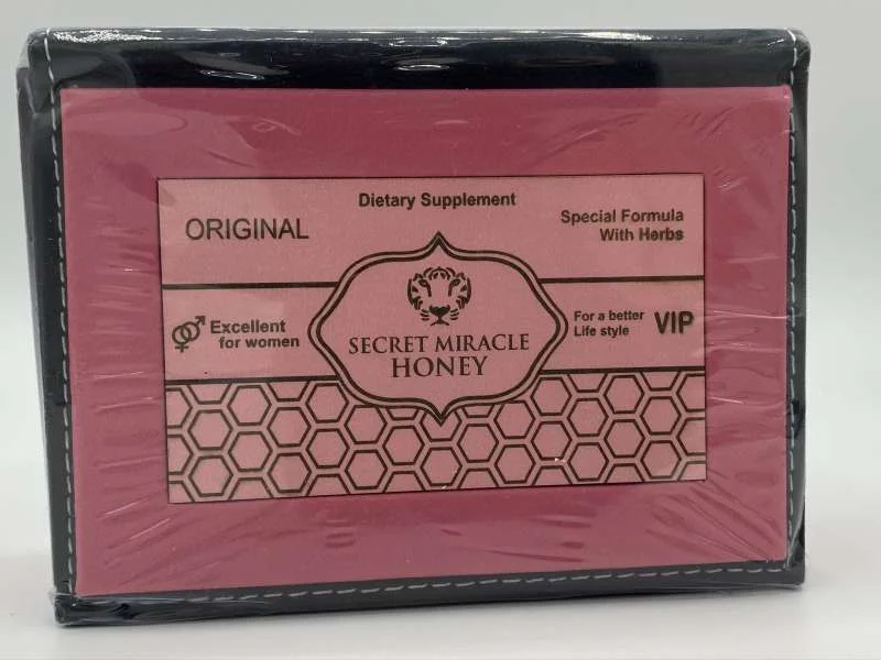 Secret Miracle Honey Original VIP Special Formula With Herbs Excellent For Women Pink Pack