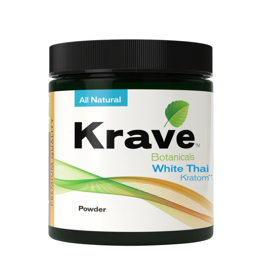 Krave White Thai Kratom 120g Powder