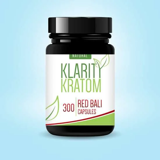 Klarity Kratom Red Bali 300 Caps